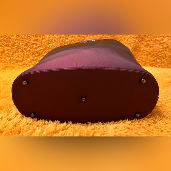 Gucci Bordeaux Nylon Bucket Tote - COA - Picture 7 of 13